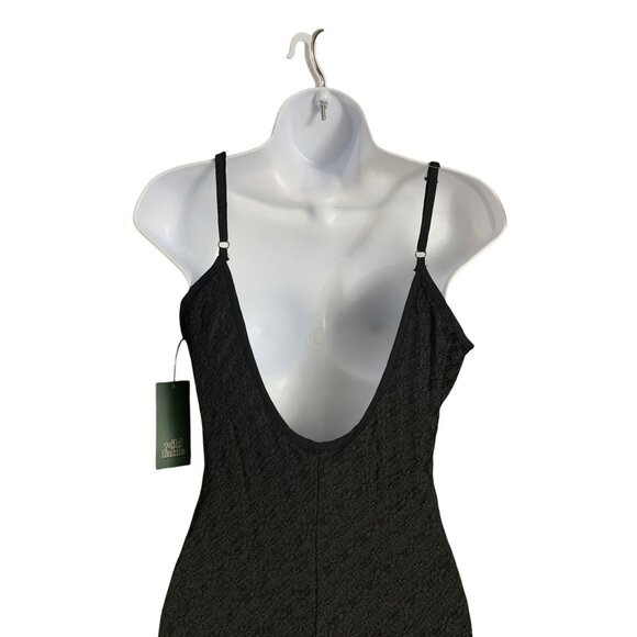 Wild Fable Womens Black Sleeveless Lace Midi Slip Dress Size XS - Picture 13 of 13